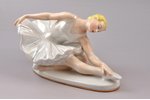 figurine, Ballerina - The Dying Swan, porcelain, USSR, LZFI - Leningrad porcelain manufacture factor...