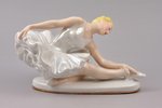 figurine, Ballerina - The Dying Swan, porcelain, USSR, LZFI - Leningrad porcelain manufacture factor...