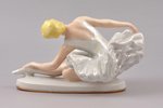 figurine, Ballerina - The Dying Swan, porcelain, USSR, LZFI - Leningrad porcelain manufacture factor...