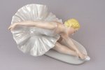 figurine, Ballerina - The Dying Swan, porcelain, USSR, LZFI - Leningrad porcelain manufacture factor...