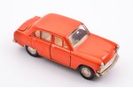 car model, Moskvitch 403 Nr. A7, metal, USSR, 1976-1977, central pillar of the left door is missing...