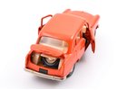 car model, Moskvitch 403 Nr. A7, metal, USSR, 1976-1977, central pillar of the left door is missing...