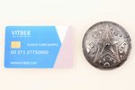 sakta, silver, 875 standard, 14.94 g., the item's dimensions Ø 6.2 cm, the 20ties of 20th cent., Lat...
