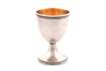 egg holder, silver, 875 standard, 26.10 g, h 6 cm, workshop Rigas Gravieris, 1963, Riga, USSR...