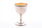 egg holder, silver, 875 standard, 23.9 g, h 6.8 cm, Riga Jewelry Factory, the 40-50ies of 20 cent.,...
