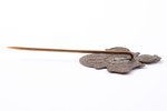 badge, Repercussions of the Song Festival, Latvia, 1923, 37.6 (71) x 33.5 mm...