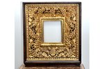 icon case, for the icon size 34.5 x 30 и 31 х 26.5 cm, guilding, wood, Russia, 75 x 67 x 20 cm, fron...