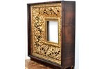 icon case, for the icon size 34.5 x 30 и 31 х 26.5 cm, guilding, wood, Russia, 75 x 67 x 20 cm, fron...