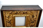 icon case, for the icon size 34.5 x 30 и 31 х 26.5 cm, guilding, wood, Russia, 75 x 67 x 20 cm, fron...