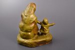 figurine, "Annele with Grandma" by Anna Brigadere fairytale, ceramics, Riga (Latvia), USSR, sculptur...