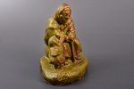 figurine, "Annele with Grandma" by Anna Brigadere fairytale, ceramics, Riga (Latvia), USSR, sculptur...