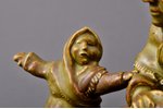 figurine, "Annele with Grandma" by Anna Brigadere fairytale, ceramics, Riga (Latvia), USSR, sculptur...