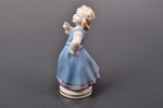 figurine, Folk dance (girl), porcelain, Riga (Latvia), Riga porcelain factory, molder - Leja Novozen...