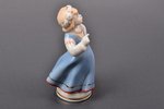 figurine, Folk dance (girl), porcelain, Riga (Latvia), Riga porcelain factory, molder - Leja Novozen...