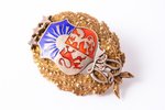 badge, VRT, Riga Technical College, Latvia, 20-30ies of 20th cent., 43 x 31.5 mm, 11.46 g, with a bo...