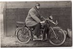 photography, motorcycle, Latvia, 20-30ties of 20th cent., 13.6х8.6 cm...