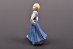 figurine, Walking girl, porcelain, Riga (Latvia), USSR, Riga porcelain factory, molder - Beatrice Ka...