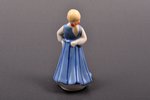 figurine, Walking girl, porcelain, Riga (Latvia), USSR, Riga porcelain factory, molder - Beatrice Ka...