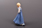 figurine, Walking girl, porcelain, Riga (Latvia), USSR, Riga porcelain factory, molder - Beatrice Ka...