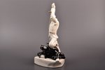 figurine, Lāčplēsis, porcelain, Riga (Latvia), USSR, Riga porcelain factory, molder - Z. Zaharovs, t...