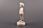 figurine, The young football player, porcelain, Riga (Latvia), USSR, Riga porcelain factory, molder...
