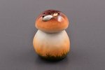 figurine, salt-cellar "Mushroom", porcelain, Riga (Latvia), M.S. Kuznetsov manufactory, the 30ties o...
