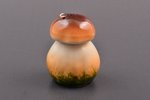 figurine, salt-cellar "Mushroom", porcelain, Riga (Latvia), M.S. Kuznetsov manufactory, the 30ties o...