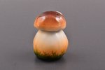figurine, salt-cellar "Mushroom", porcelain, Riga (Latvia), M.S. Kuznetsov manufactory, the 30ties o...