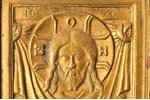 icon, Savior-Not-Made-by-Hands, copper alloy, Russia, the 19th cent., 6.4 x 5.5 x 0.5 cm, 80.60 g....