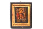 icon, Our Lady of Akhtyr, with icon case, board, painting, guilding, Russia, the 19th cent., 18 x 13...