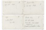 photography, 4 pcs., Riga, dirigible "Graf von Zeppelin", Latvia, 20-30ties of 20th cent., 8х5.8 cm...