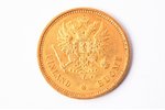 Finland, 20 marks, 1878, Aleksandr II, gold, fineness 900, 6.4516 g, fine gold weight 5.80644 g, KM#...
