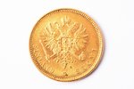 Finland, 20 marks, 1910, Aleksandr II, gold, fineness 900, 6.4516 g, fine gold weight 5.80644 g, KM#...