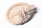 badge, The Panzer Badge ("in silver"), Third Reich, by Hermann Aurich, Dresden, Germany, 40ies of 20...