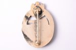 badge, The Panzer Badge ("in silver"), Third Reich, by Hermann Aurich, Dresden, Germany, 40ies of 20...