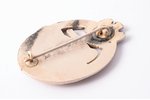 badge, The Panzer Badge ("in silver"), Third Reich, by Hermann Aurich, Dresden, Germany, 40ies of 20...