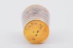 beaker, silver, 875 standard, 40.3 g, niello enamel, gilding, h 6 cm, artel "Severnaya Chern", 1971,...
