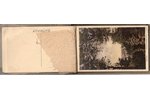 set of postcards, Kaunas (Kowno), Lithuania, 20-30ties of 20th cent., 15.4х9.8 cm...