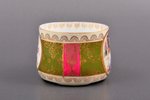 cup, "In the garden", porcelain, M. S. Kuznetsov's fellowship in Moscow, Russia, 1889-1917, h 5.4 cm...