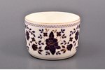 tea pair, porcelain, Dulevo, USSR, 1937-1940, h (cup) 5.5 cm, Ø (saucer) 15 cm...