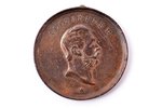 commemorative medal, opening of the monument to Emperor Alexander II in Helsinki on April 29, 1894,...