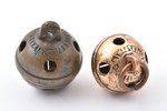 pair of sleigh-bells, Egor Spiridonovich Klyuinov's factory (завод Егора Спиридоновича Клюинова), Ni...