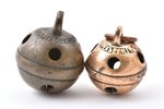 pair of sleigh-bells, Egor Spiridonovich Klyuinov's factory (завод Егора Спиридоновича Клюинова), Ni...