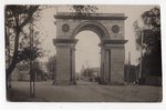 photography, Riga, gate, Latvia, Russia, beginning of 20th cent., 13.5х8.5 cm...