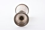 little glass, silver, 875 standard, 16.80 g, h 7.1 cm, the 20-30ties of 20th cent., Latvia...