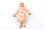 Christmas tree toy, papier mache, cotton wool, USSR, the 50ies of 20th cent., h 10.1 cm...