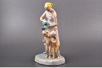 figurine, Hot day, porcelain, USSR, DZ Dulevo, molder - Asta Brzhezitckaya, the 50-60ies of 20th cen...