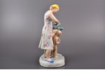 figurine, Hot day, porcelain, USSR, DZ Dulevo, molder - Asta Brzhezitckaya, the 50-60ies of 20th cen...
