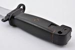 bayonet, AK74 / AKM, 6x4, blade length 14.5 cm, total length 27 cm, East Germany (DDR / GDR), the 2n...