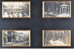 postcard, 4 pcs., Ķemeri (Kemmern), Latvia, 20-30ties of 20th cent., In a museum-quality frame (70х7...